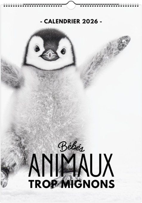 Calendrier 2026 - Bébés animaux 