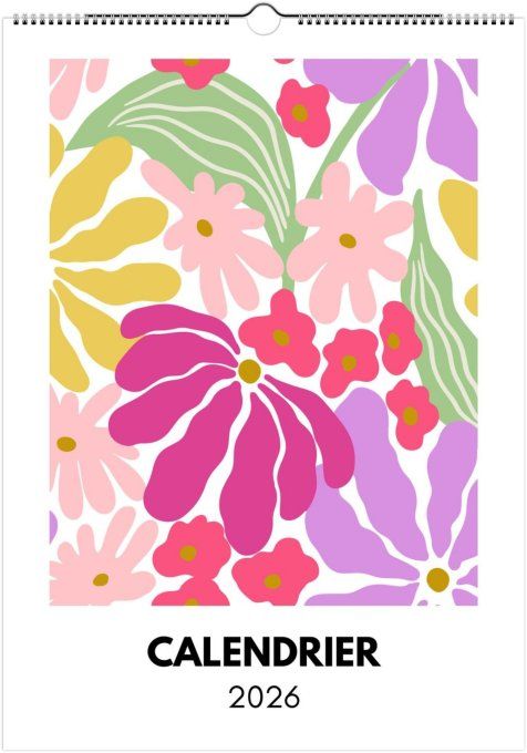 Calendrier 2026 - Fleurs