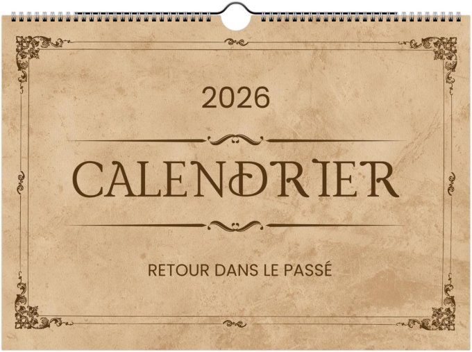 Calendrier 2026 -  Vintage